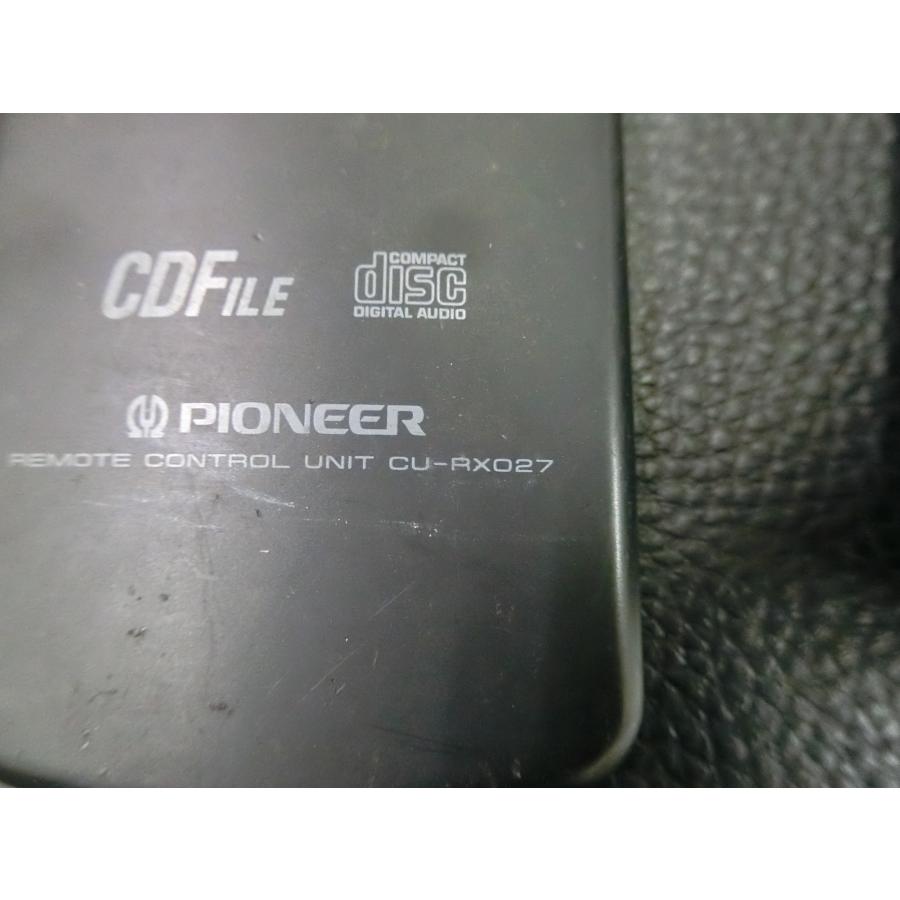 中古 パイオニア PIONEER TAPE CD ラジオ TUNER CDFILE リモコン 型番: CU-RX027 管理No.35152｜junkyardchikuwa｜05