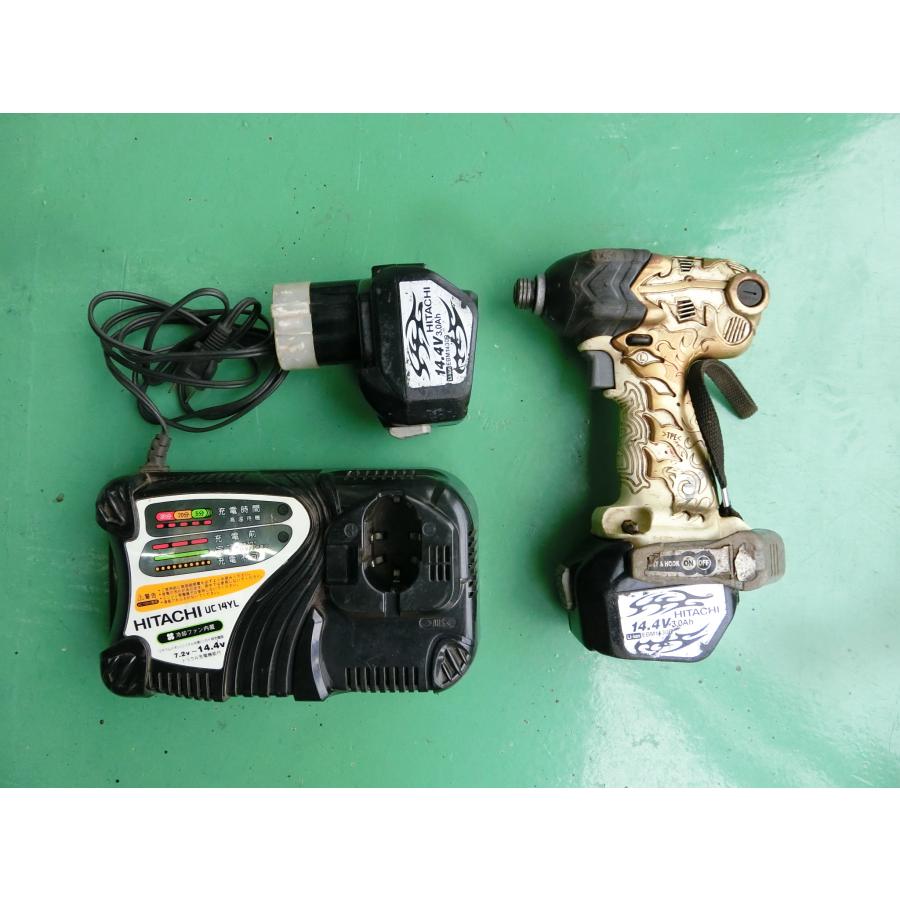 日立 中古 HITACHI 充電式インパクトドライバー 充電器 UC14YL 日立 中古 HITACHI 充電式インパクトドライバー 充電器 UC14YL