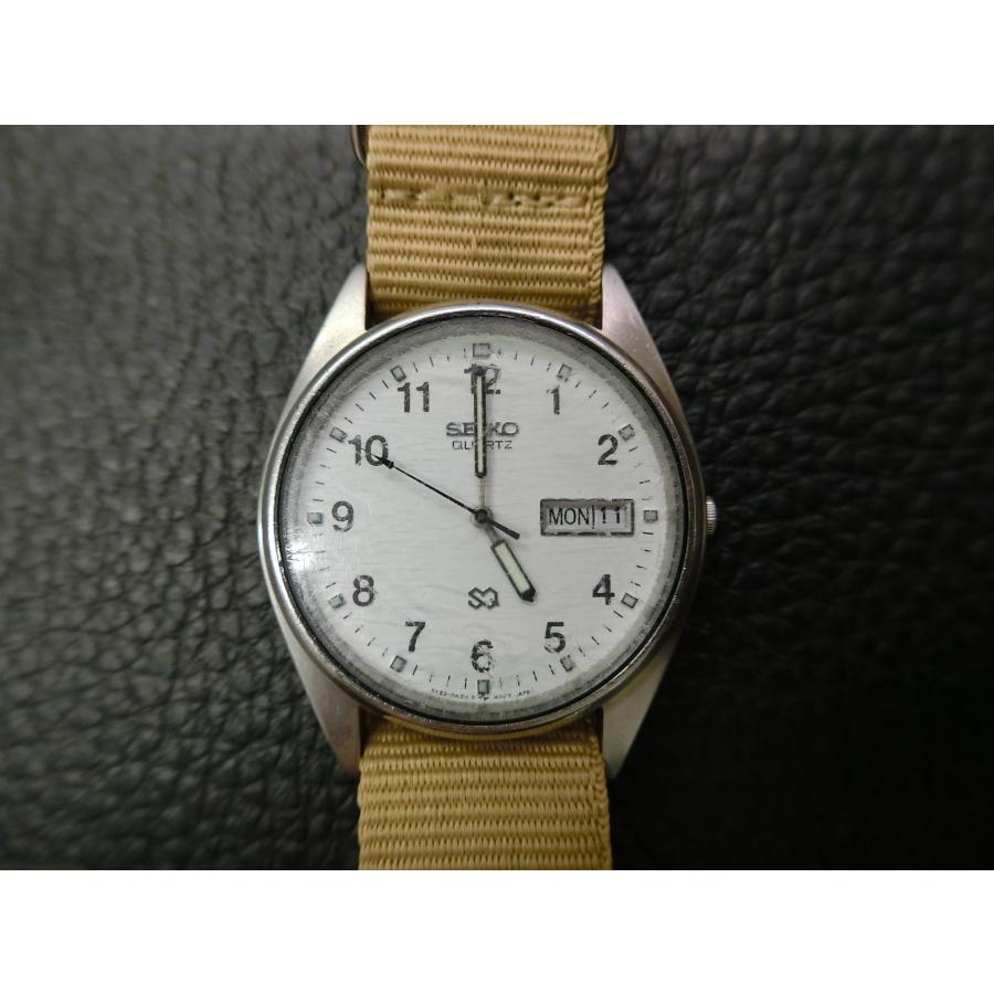 SEIKO（セイコー） クォーツ QUARTZ SQ アナログ時計 3針 デイデイト