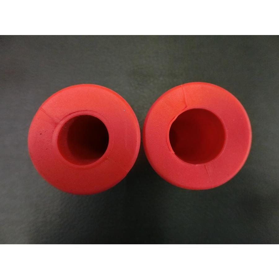 未使用 ダイヤグリップ 非貫通 レッド 全長：115mm 左22mm/右25mm 7/8