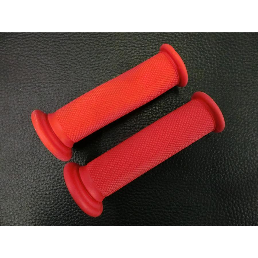未使用 ダイヤグリップ 非貫通 レッド 全長：115mm 左22mm/右25mm 7/8