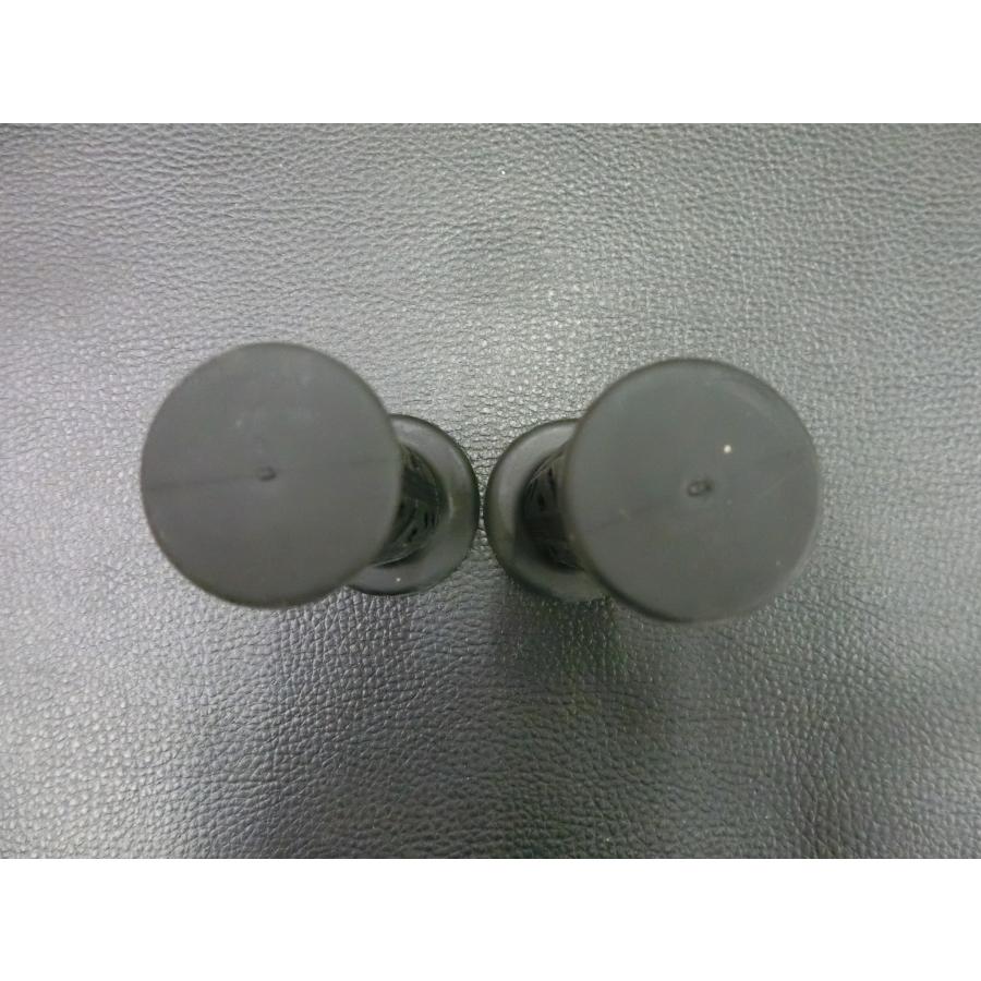 未使用 ショートタイプグリップ 非貫通 ブラック/グリーン 全長：115mm