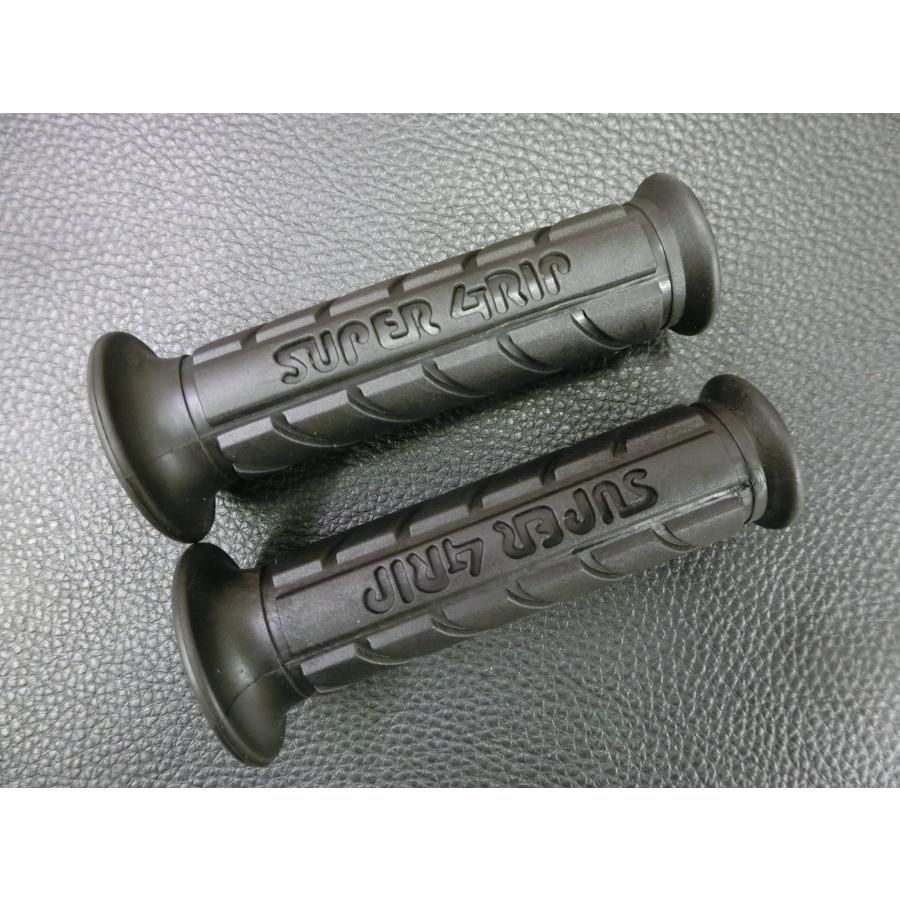 専用 未使用 オフロード/モタード用 非貫通 120mm グリップ 黒 左22mm/右