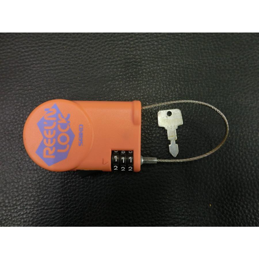 未使用 斉工舎 SAIKO リールンロック REEL'N LOCK ワンタッチ巻取り式