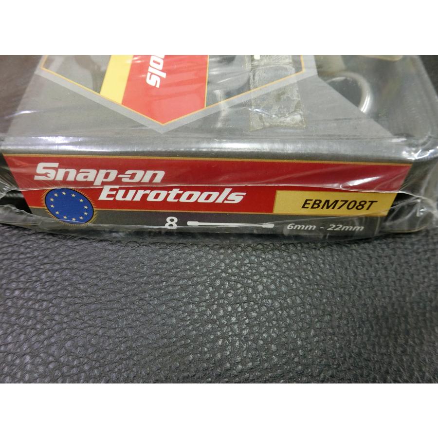 未使用品 スナップオン SNAP-ON ユーロ ツールズ EURO TOOLS コンビネーションレンチセット 6 - 22mm 8pcs 管理No.40715｜junkyardchikuwa｜02