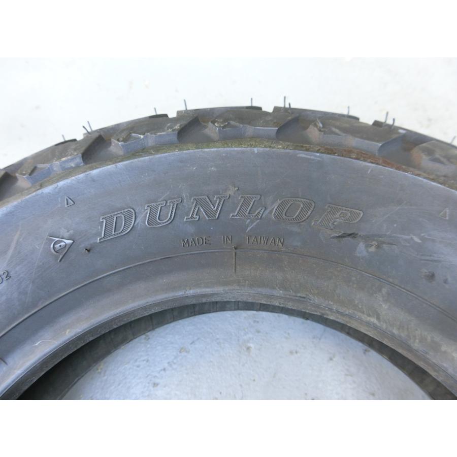 冬用タイヤとアルミホイール DUNLOP（ダンロップ） 中古 未使用品 DUNLOP K180 120/90-10 57J 長期