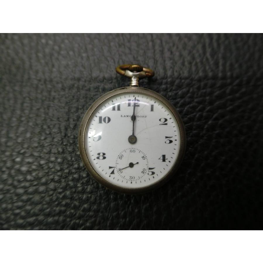ランゲンドルフ LANGENDORF アナログ 懐中時計 手巻き スモール
