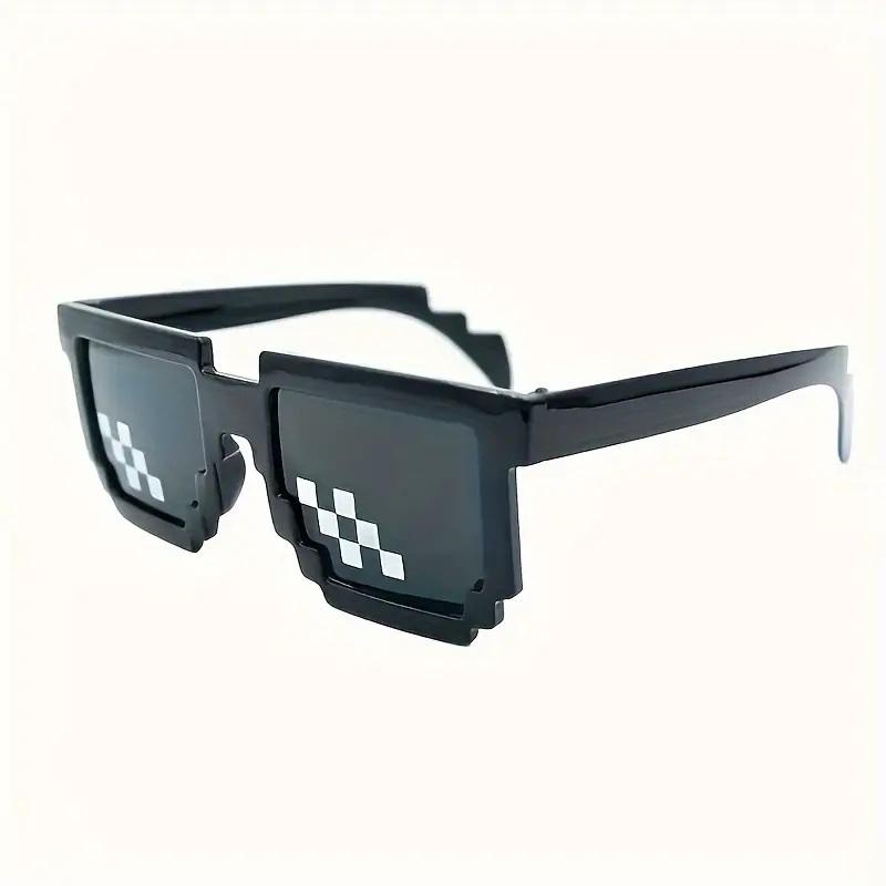 新品 8bit ピクセル Y2K ファミコン風 サングラス レンズ幅: 61mm 鼻幅