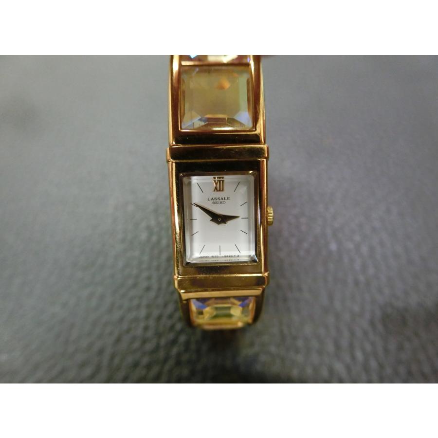 Ⴤ1393 ꕤ美品 LASSALE ラサール SEIKO 腕時計 コンビ 2針 SEIKO（セイコー） ラサール LASSALE 2針 クォーツ 型式: 1E20 3B80