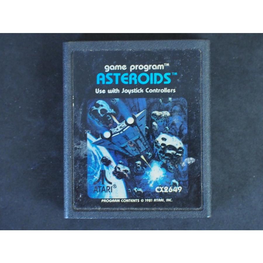 超レア アタリ2600 ゲーム カセット アステロイド ATARI Atari VCS Atari2600 ASTEROIDS 1981年 CX-2649 No.6215｜junkyardchikuwa