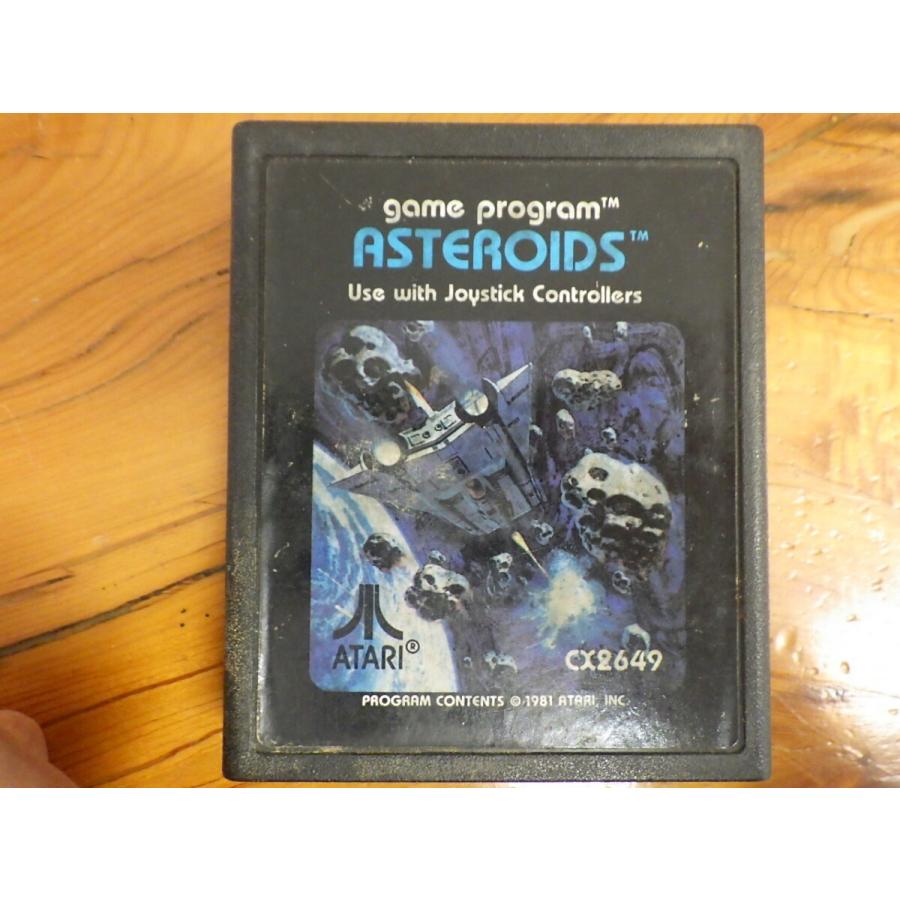 超レア アタリ2600 ゲーム カセット アステロイド ATARI Atari VCS Atari2600 ASTEROIDS 1981年 CX-2649 No.6225｜junkyardchikuwa