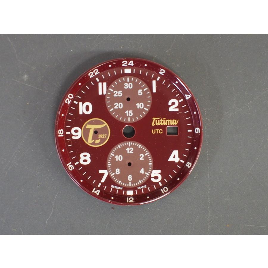 チュチマ グランドクラシック クロノグラフ ハバナ TUTIMA Grand Classic Chronograph HAVANA Ref:781-01 文字盤 ダイヤル 管理No.6985