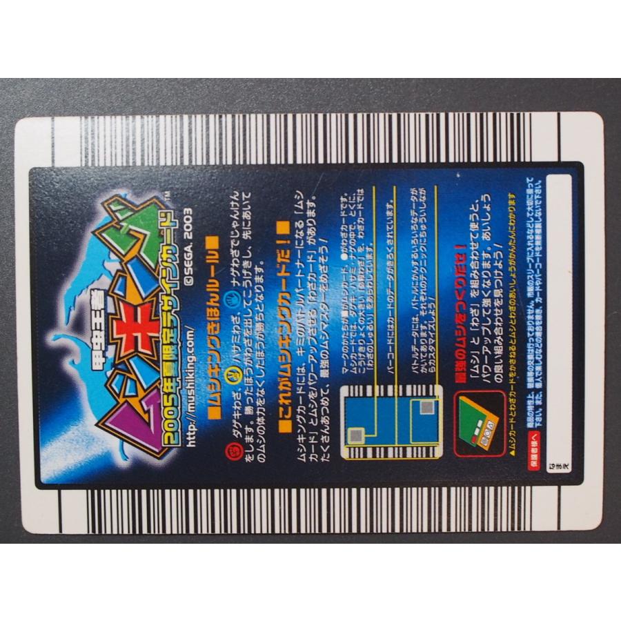 甲虫王者ムシキング 2005年夏限定デザインカード ムシカード 022