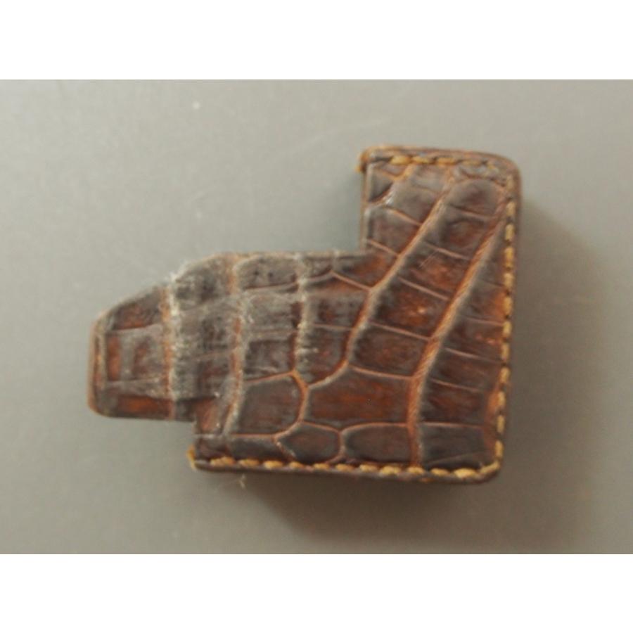 レア物 旧型 S.T.Dupont エス・テー・デュポン デュポン LINE1S ガスライター ライター用 クロコダイルスリーブ ケース 特注品