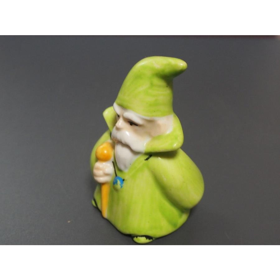 当時物 エニックス ENIX ドラゴンクエストIII期 Dragon Quest 陶器 ポーセリン フィギュア 魔法使い まほうつかい 男 管理No.9112_2