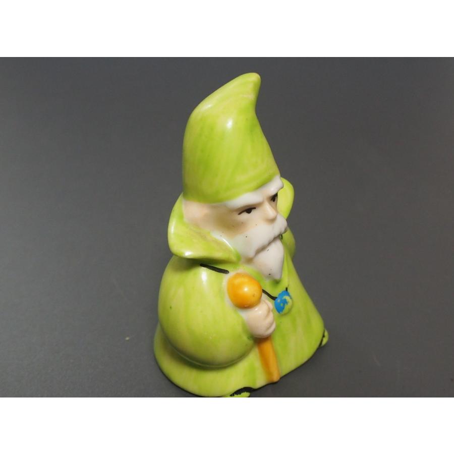 当時物 エニックス ENIX ドラゴンクエストIII期 Dragon Quest 陶器 ポーセリン フィギュア 魔法使い まほうつかい 男 管理No.9112_3