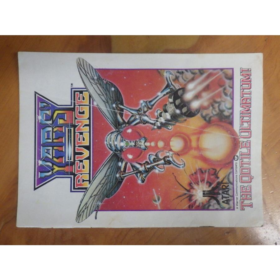 超レア アタリ2600 ATARI Atari VCS Atari2600 ゲーム 取扱説明書 ヤーズリベンジ YARS'REVENGE 1982年 CX2655 管理No.9728