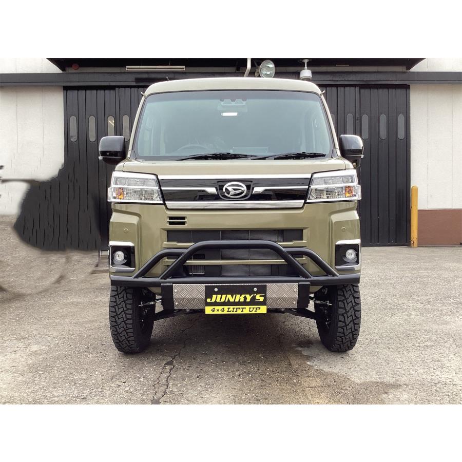 SUZUKI フロントバンパーガード 黒 ハイゼットトラック S500P キャリイトラック DA16T フロントバンパー