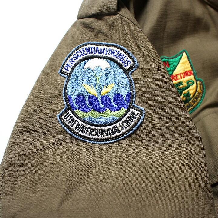No.BR14442 BUZZ RICKSON'Sバズリクソンズtype M-65“BUZZ RICKSON MFG.CO.,INC”JUNGLE SURVIVAL SCHOOL PATCH｜junkyspecial｜07