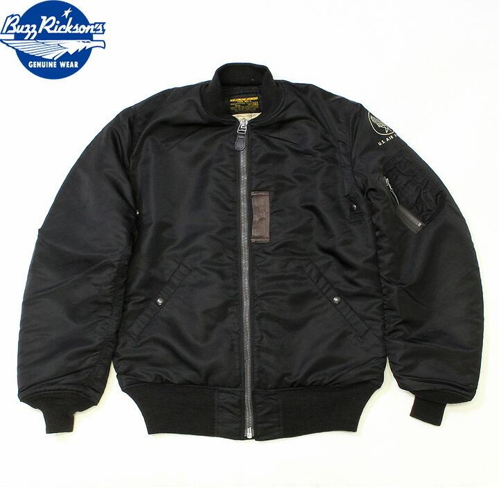 No.BR14764 BUZZ RICKSONS バズリクソンズWILLIAM GIBSON COLLECTIONtype BLACK MA-1 1st[LONG] REFLECTOR(47685円)