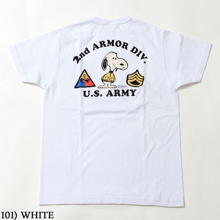 No.BR78684 BUZZ RICKSONS × PEANUTSS/S T-SHIRT“2ND ARMOR DIV.”｜junkyspecial｜03