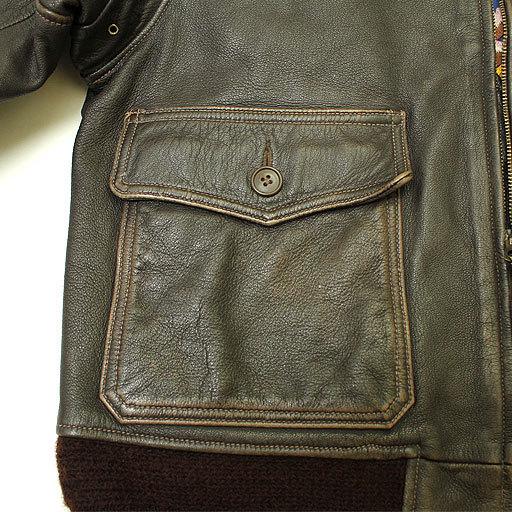 No.BR80446 BUZZ RICKSONS バズリクソンズtype G-1 MIL-J-7823“SUKA EMBROIDERED LINING” No.BR80446 LINING”