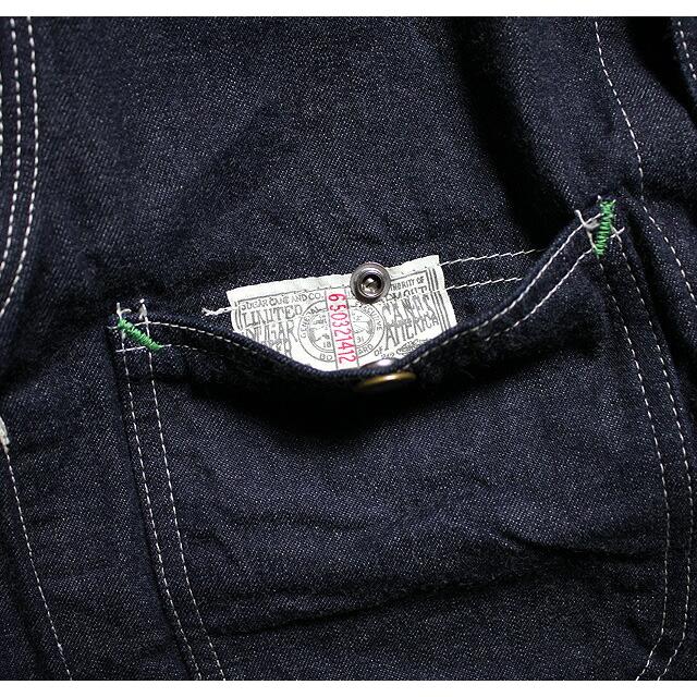 No.SC14371 SUGAR CANE シュガーケーン11oz. BLUE DENIM WORK COAT｜junkyspecial｜06