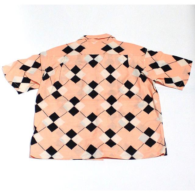 No.SH37593 STAR OF HOLLYWOODHigh Density Rayon Open Shirt“ARGYLE”｜junkyspecial｜02