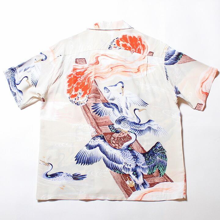 No.SS38329 SUN SURF サンサーフS/S RAYON HAWAIIAN SHIRT“CORMORANT 