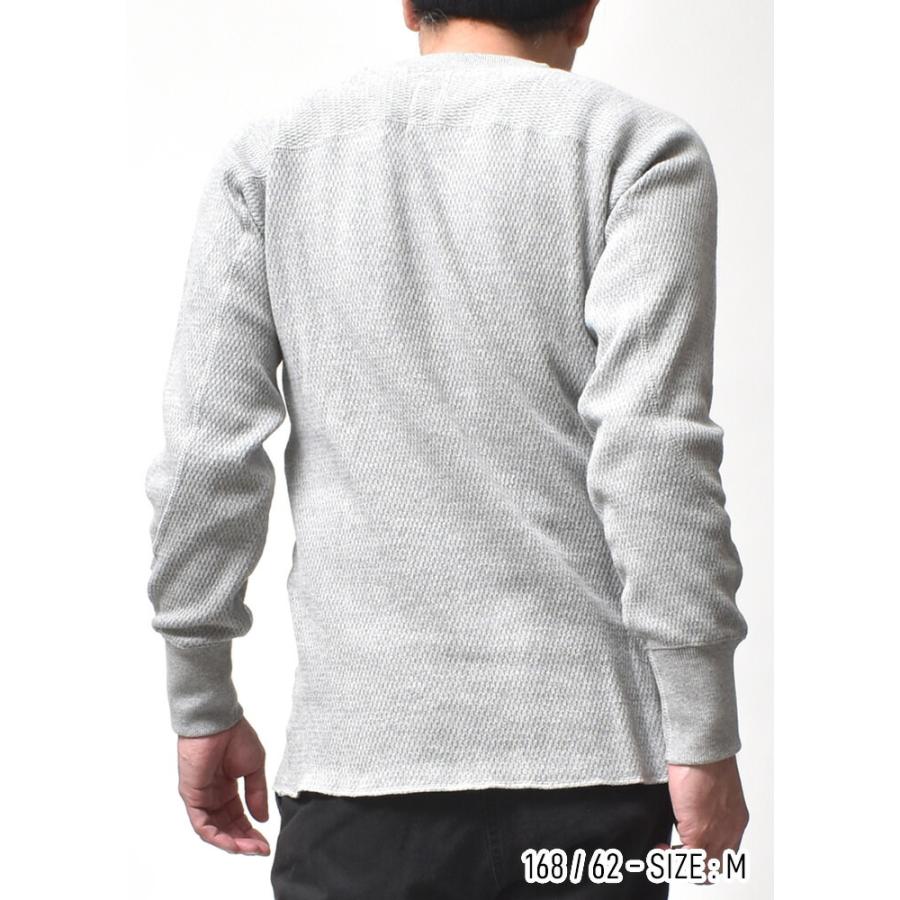 HOUSTON（ヒューストン） サーマル ロンT 厚手 メンズ おしゃれ