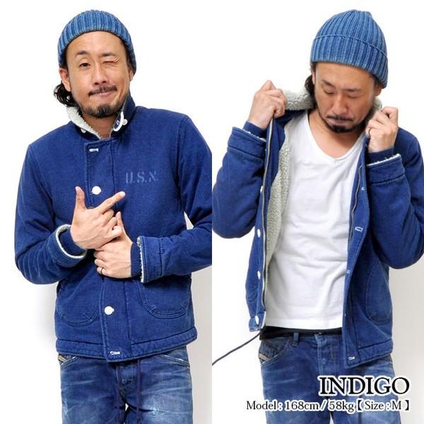 HOUSTON（ヒューストン） N1 インディゴ デッキジャケット 21227