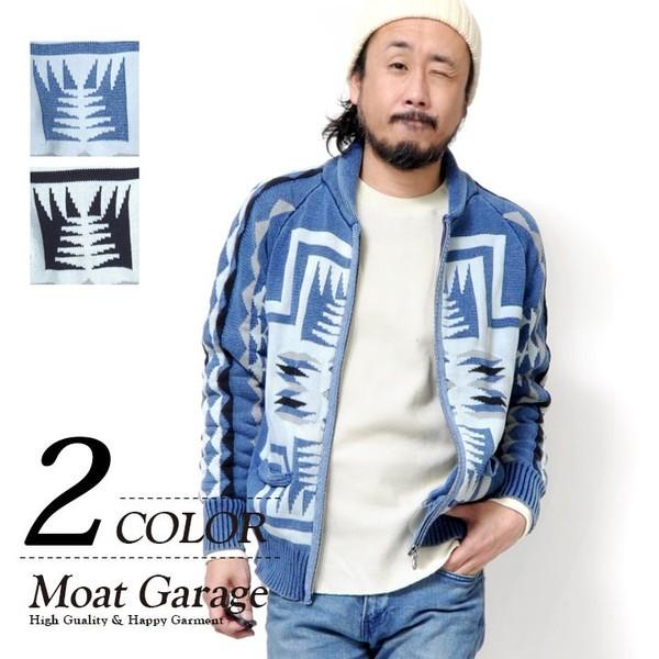 インディゴ カーディガン オルテガ ニット アメカジ 21315 | HOUSTON