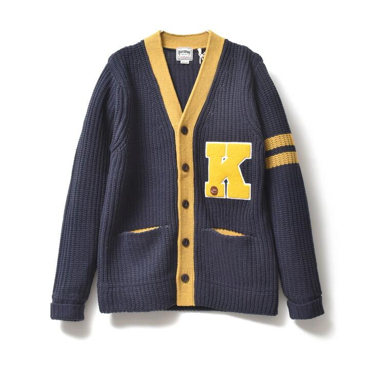 ローゲージ ニットカーディガン メンズ 大きいサイズ アメカジ ブランド 秋冬 | HOUSTON | 16