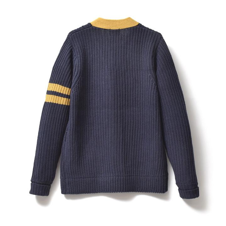 ローゲージ ニットカーディガン メンズ 大きいサイズ アメカジ ブランド 秋冬 | HOUSTON | 17