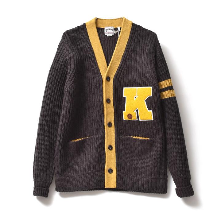 ローゲージ ニットカーディガン メンズ 大きいサイズ アメカジ ブランド 秋冬 | HOUSTON | 18