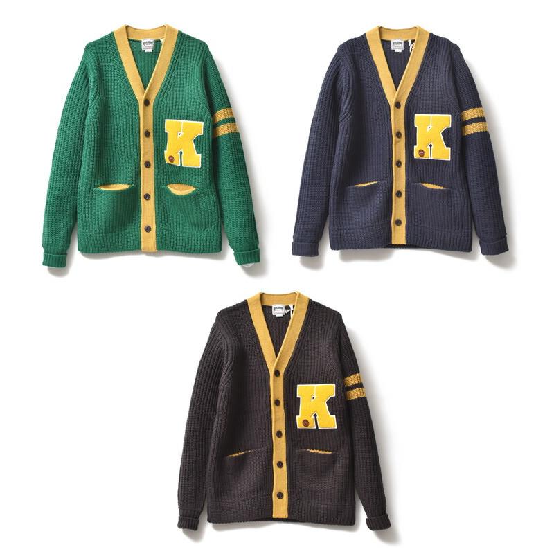 ローゲージ ニットカーディガン メンズ 大きいサイズ アメカジ ブランド 秋冬 | HOUSTON | 19