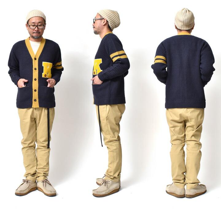 ローゲージ ニットカーディガン メンズ 大きいサイズ アメカジ ブランド 秋冬 | HOUSTON | 08