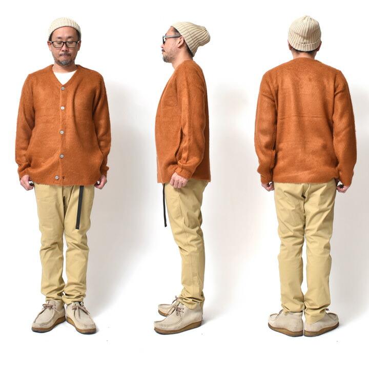 カーディガン メンズ 大きいサイズ 起毛 ストレッチ 暖かい 春 秋 冬 ブランド | HOUSTON | 19