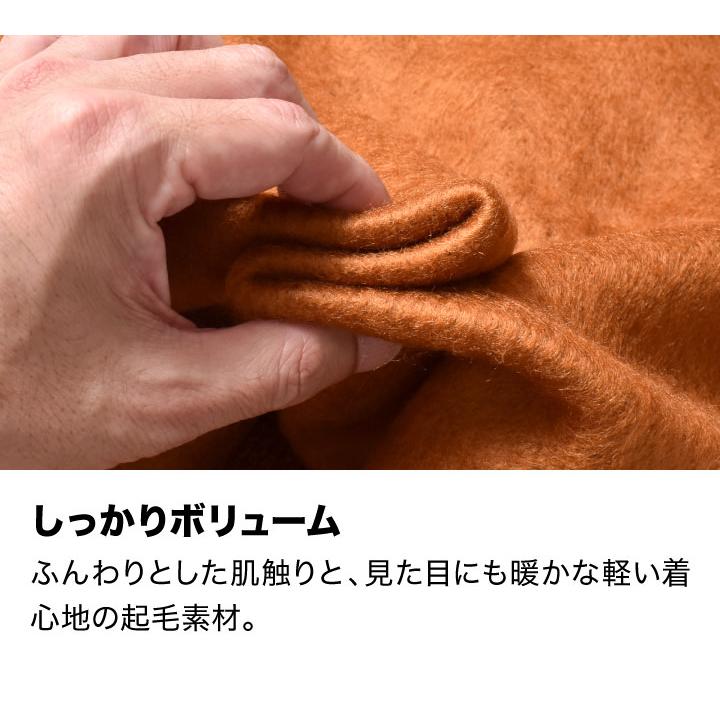 カーディガン メンズ 大きいサイズ 起毛 ストレッチ 暖かい 春 秋 冬 ブランド | HOUSTON | 22