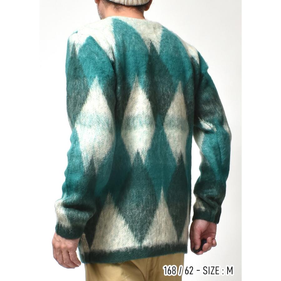 カーディガン メンズ 大きいサイズ 起毛 暖かい 春 秋 冬 ブランド かっこいい | HOUSTON | 08