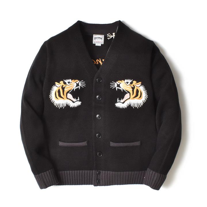 カーディガン メンズ 刺繍 和柄 日本地図 厚手 アメカジ 春 かっこいい おしゃれ | HOUSTON | 17