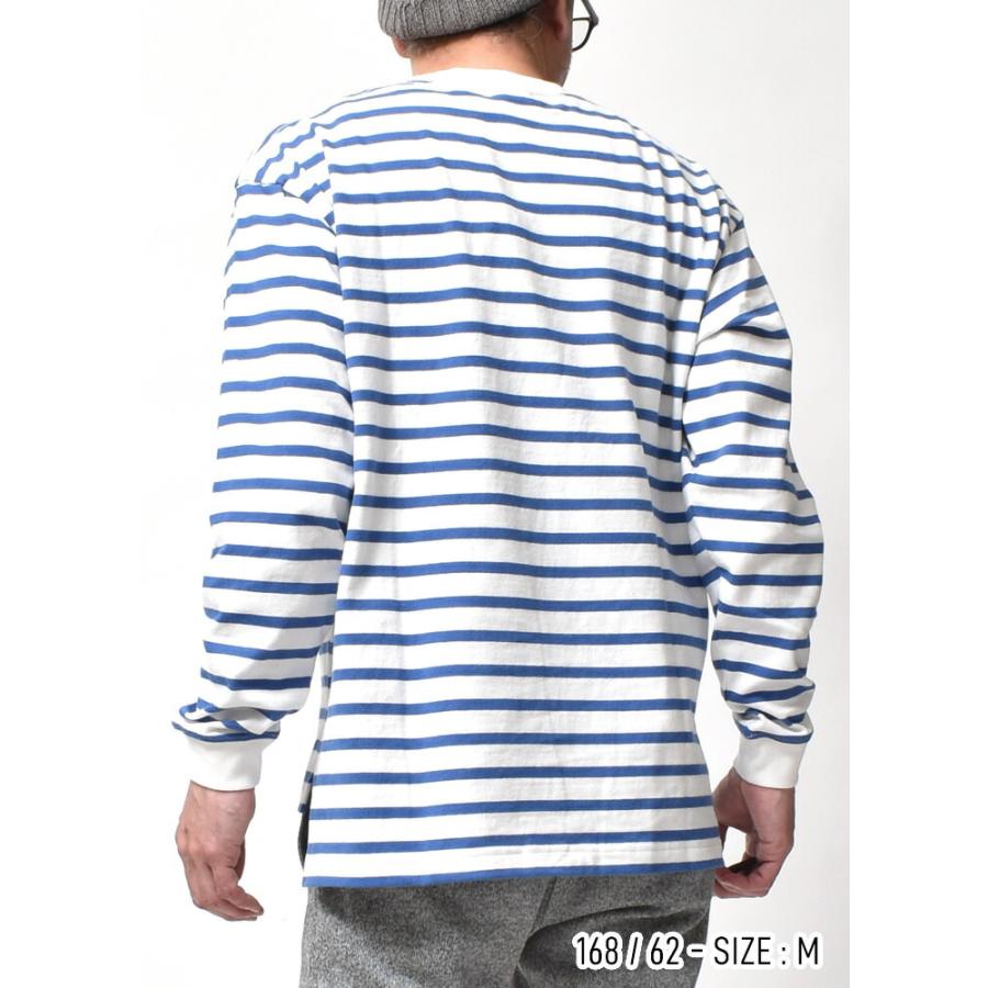 ボーダー 長袖 Tシャツ メンズ 春 夏 秋 冬 アメカジ ブランド おしゃれ アメカジ 30代 40代 50代 60代 | HOUSTON | 08