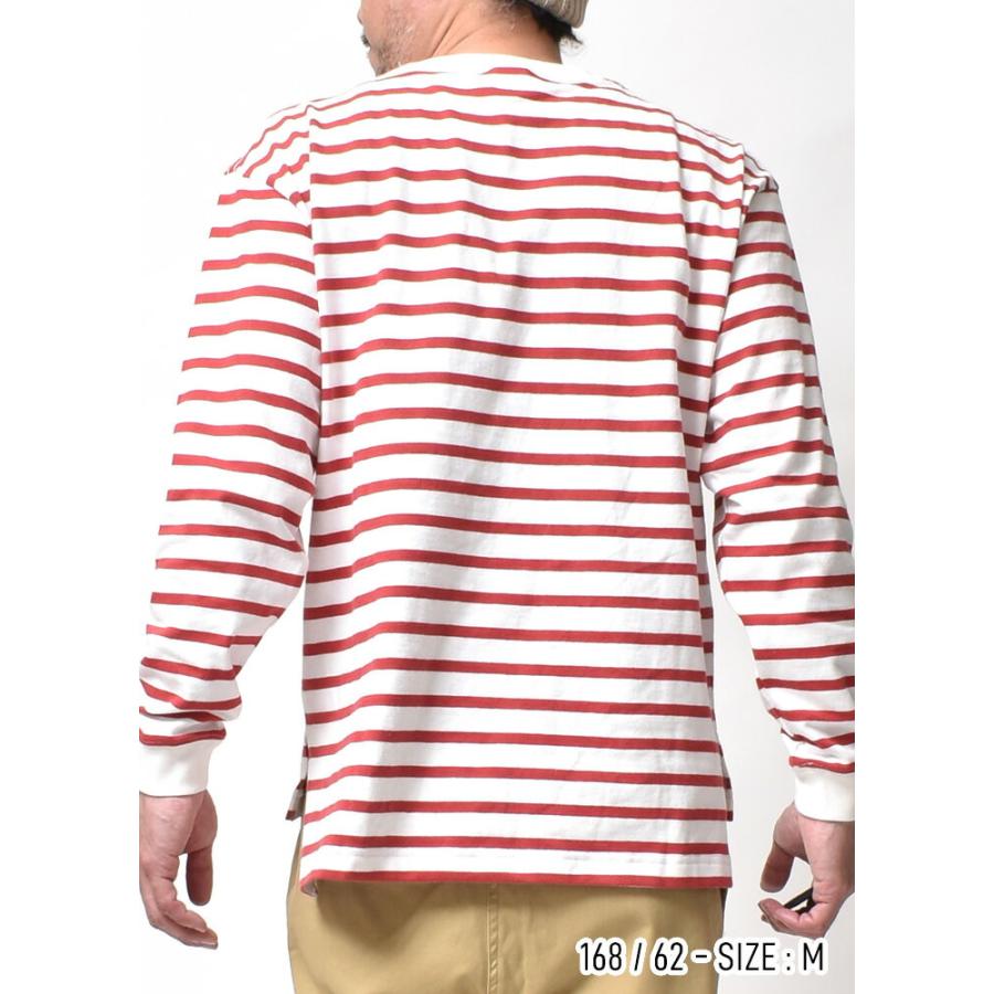 ボーダー 長袖 Tシャツ メンズ 春 夏 秋 冬 アメカジ ブランド おしゃれ アメカジ 30代 40代 50代 60代 | HOUSTON | 11