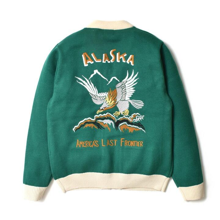 カーディガン メンズ 大きいサイズ スカジャン 刺繍 和柄 春 秋冬 アメカジ 30代 40代 50代 60代 | HOUSTON | 21