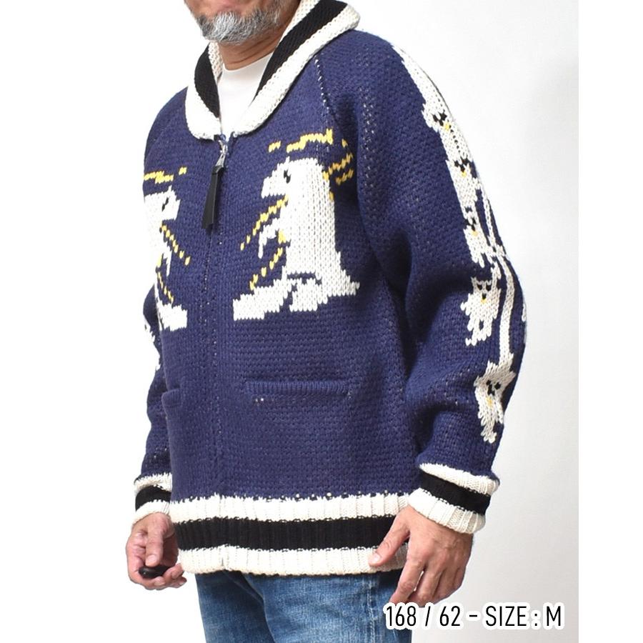 カウチンニット カーディガン メンズ 大きいサイズ セーター スカジャン アメカジ 30代 40代 50代 60代 |  | 07