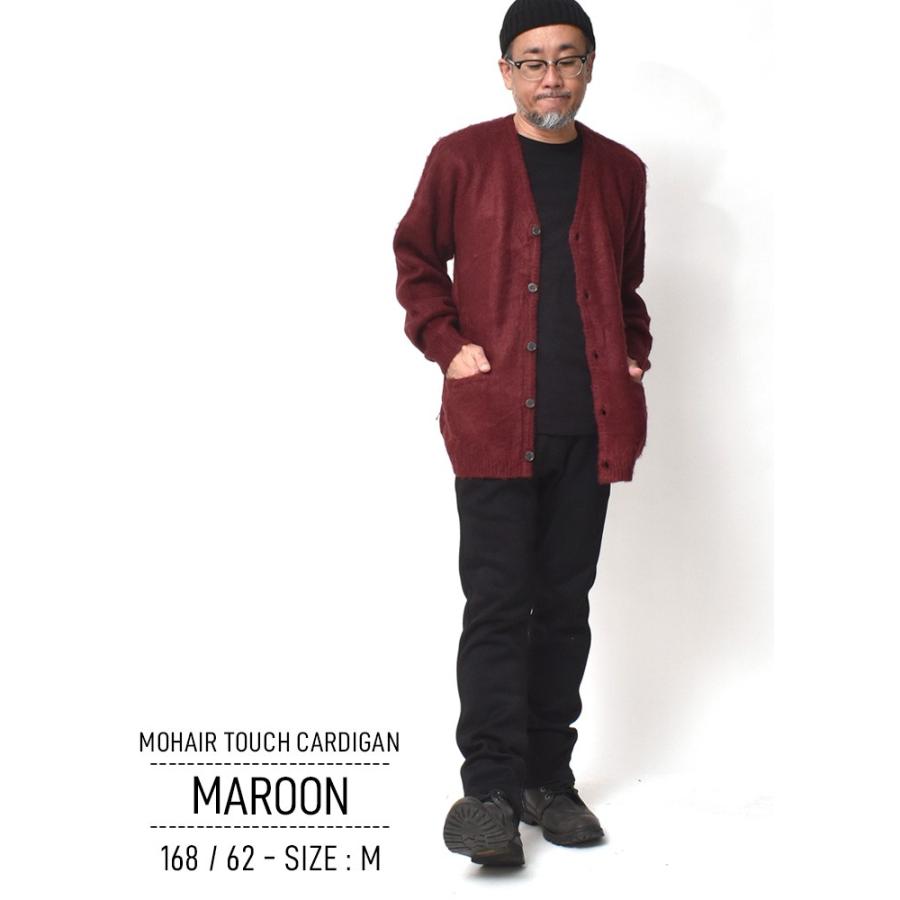 カーディガン メンズ 大きいサイズ 厚手 秋物 秋冬 モヘアタッチ 起毛 暖かい Vネック カーデ アメカジ 30代 40代 50代 60代 |  | 11