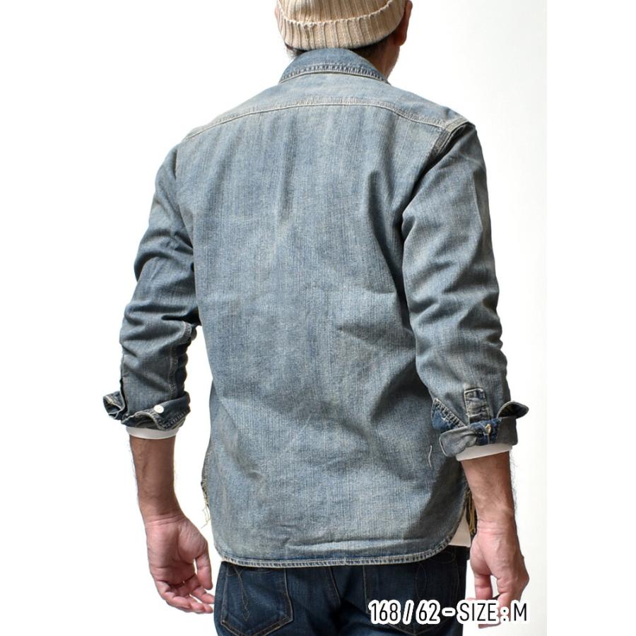 デニムシャツ メンズ 長袖 アメカジ 大きいサイズ ブランド おしゃれ