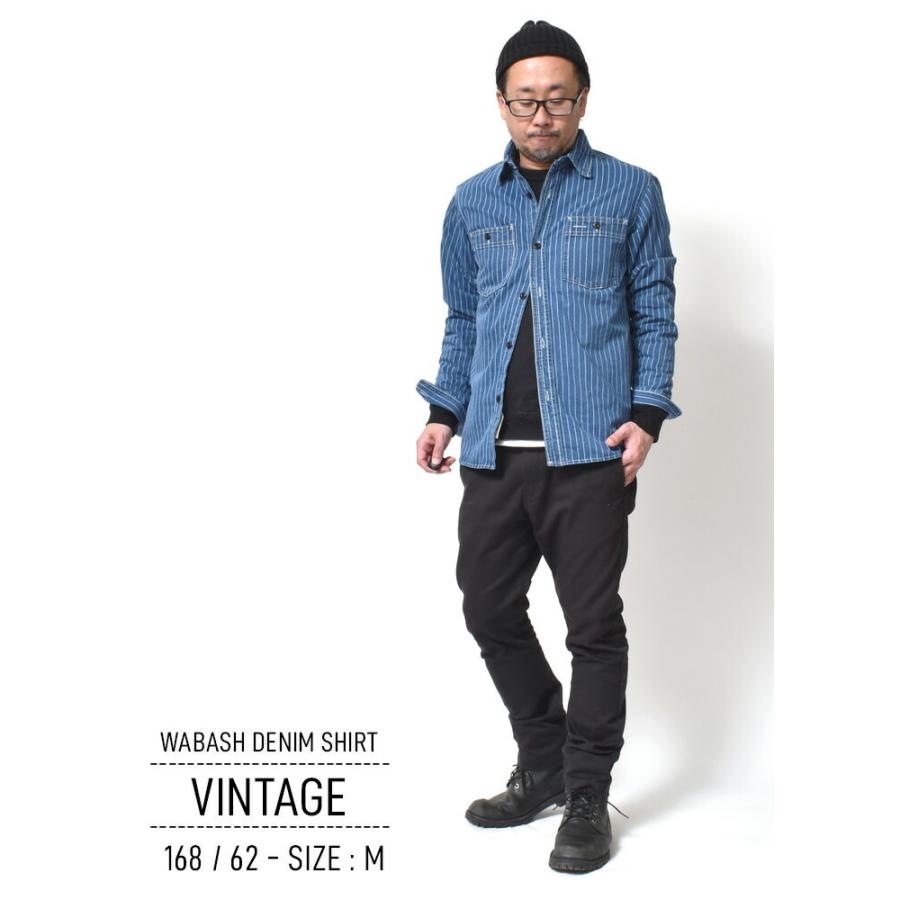 デニムシャツ ウォバッシュ 30 40 50代 アメカジ メンズ 春 秋冬 長袖 定番 メンズ