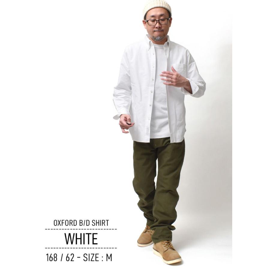オックスフォード ボタンダウンシャツ メンズ 大きいサイズ 厚手