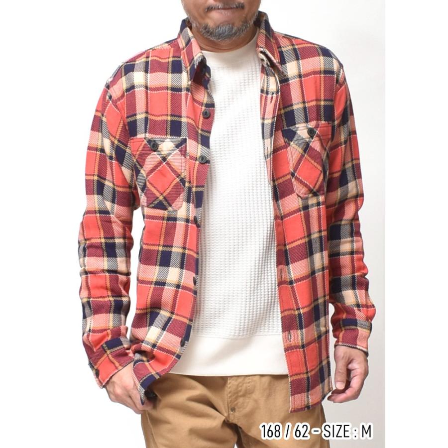 ネルシャツ チェックシャツ ビエラシャツ メンズ 大きいサイズ 長袖